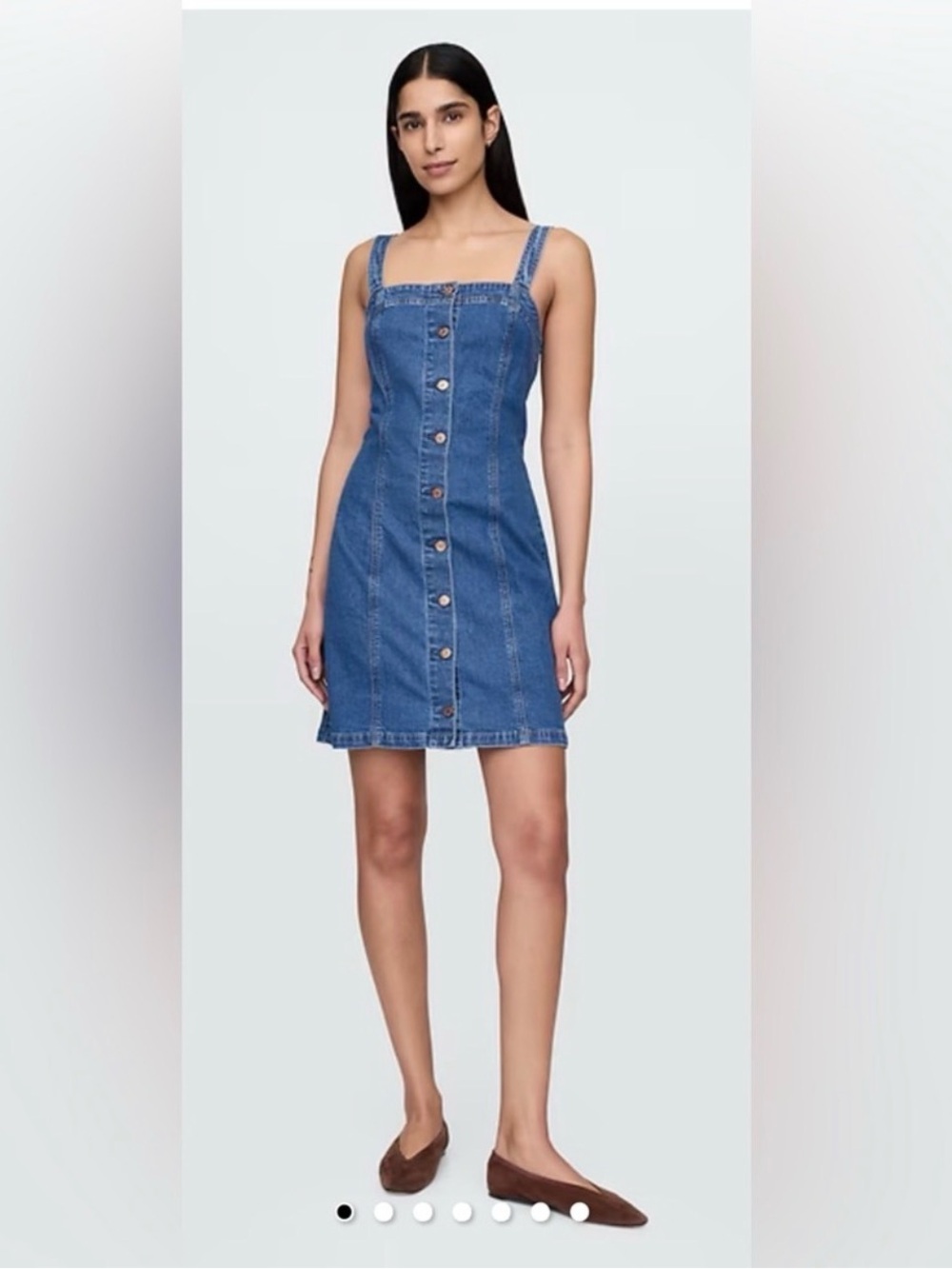 NWT Denim Button-Front dress